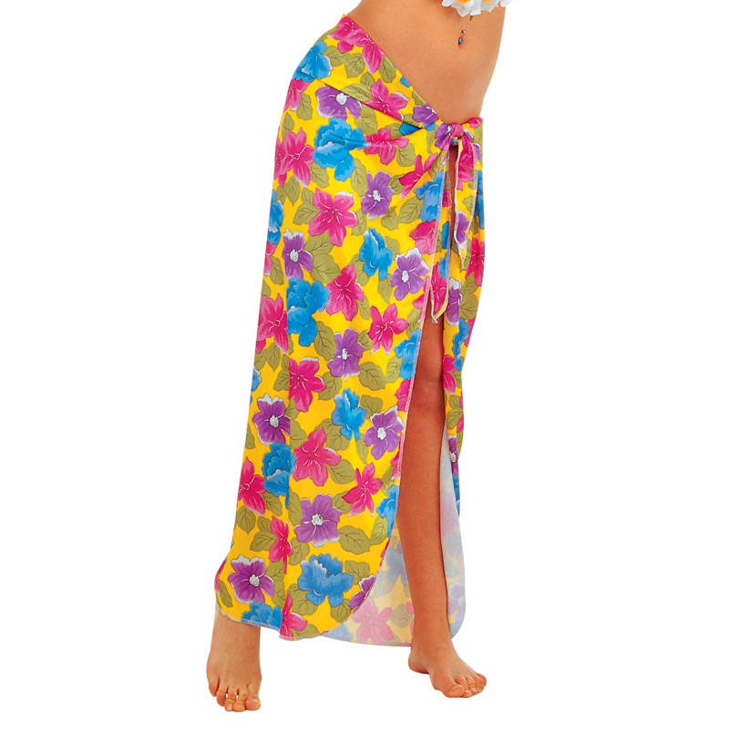 Kvetinový pareo dámsky plážový šál